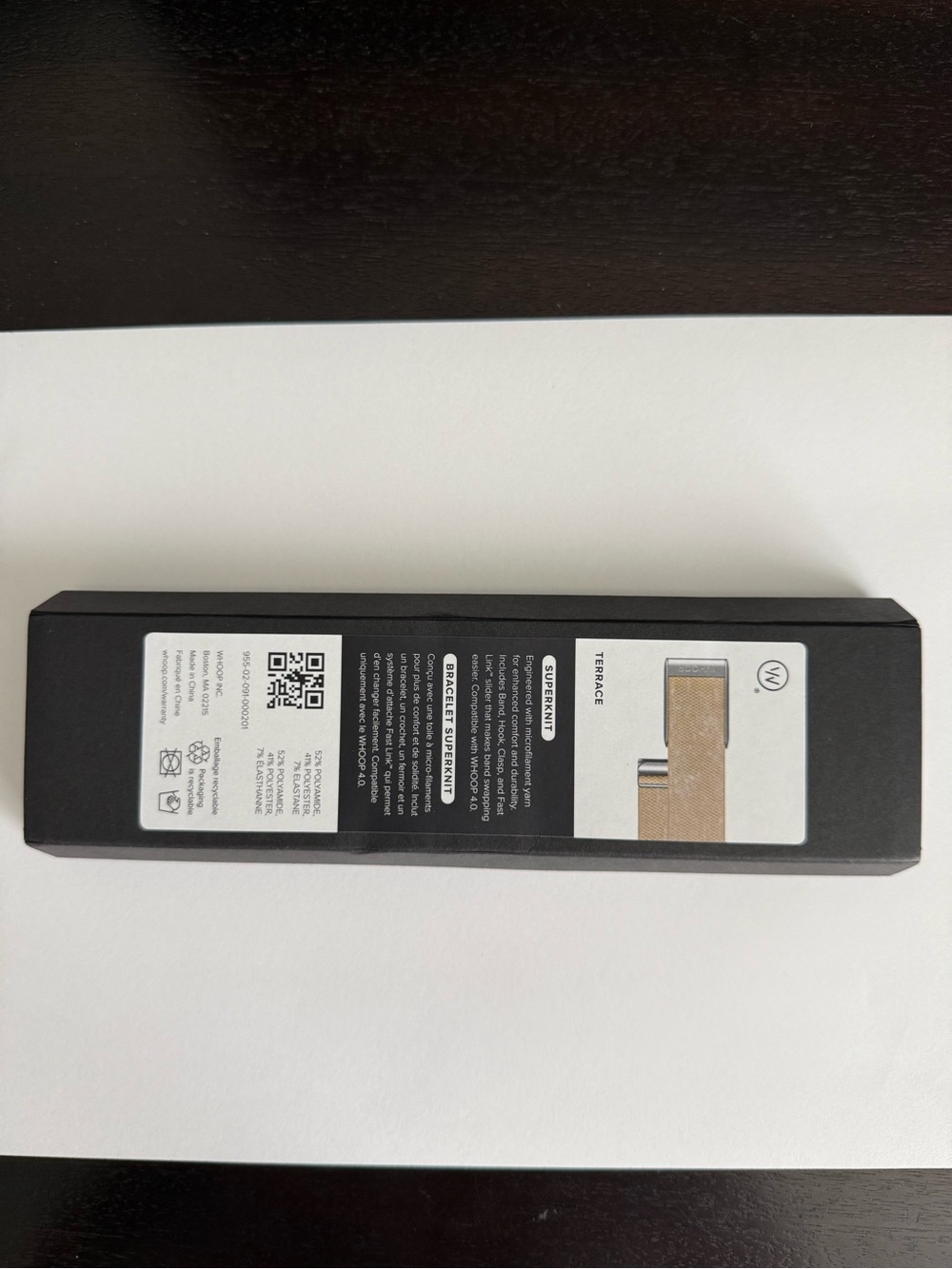 WHOOP 4.0 SuperKnit Band Terrace Beige New Sealed